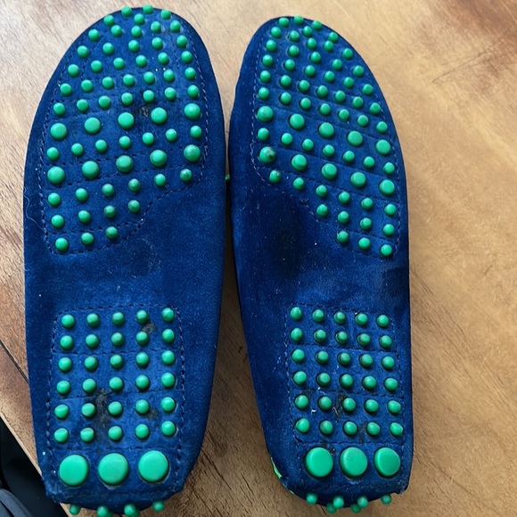 Bobbies Paris Blue Suede Slip On Driving Loafer - Picture 5 of 7